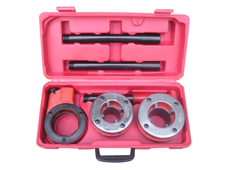 Ratchet pipe threading kit