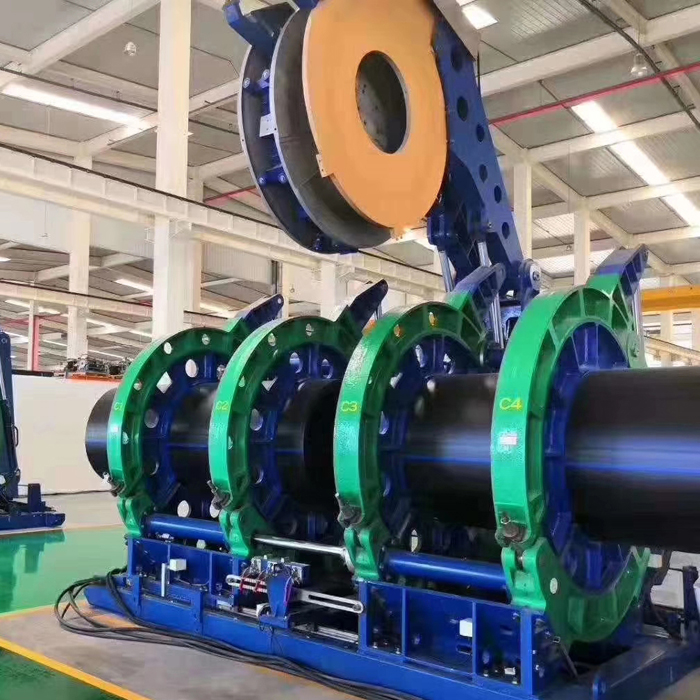 Plastic butt fusion welding machine