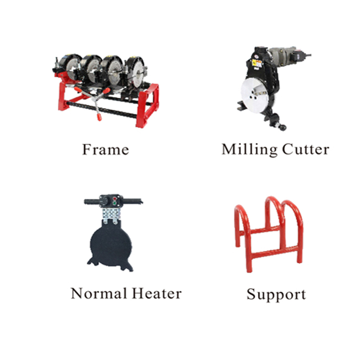 Dn200 PE Manual Butt Fusion Welding Machine