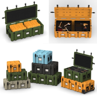 poly truck tool box roto-mold plastic Military Tool Box cooler